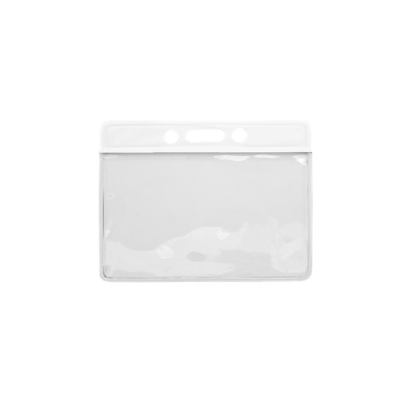 Bilde av Card holder/carrying case soft plastic 86 x 54 mm. white top/clear (horizontal/landscape). 60270312 (DE,SE,NO,FI,RO,PL)