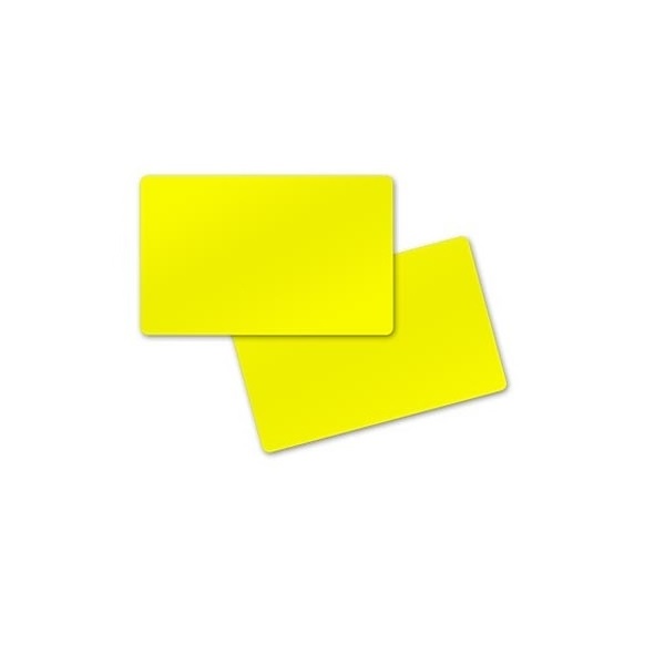 Bilde av Blank yellow cards - CR80 (WHITE CORE). 70102090vud (DE,SE,NO,FI,RO,PL)