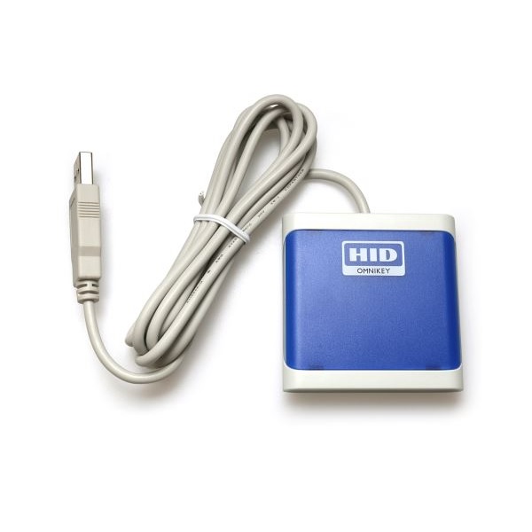 Bilde av HID™  Omnikey 5023 Contactless Smart Card Reader - Dark Blue NFC. R50230318-DB (DE,SE,NO,FI,RO,PL)